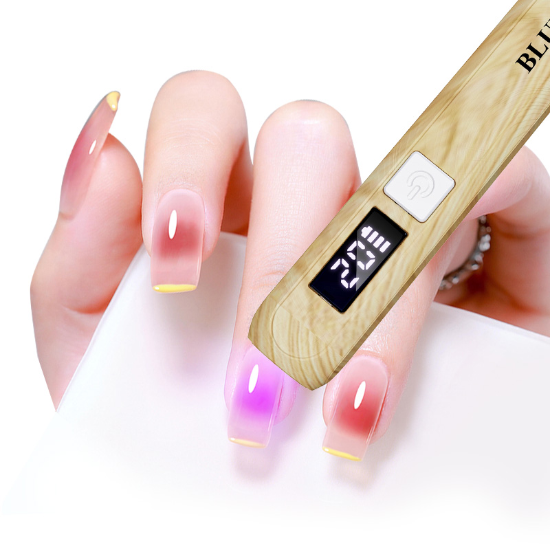 Mini3 Wood Grain Portable Fast Curing Nail Lamp