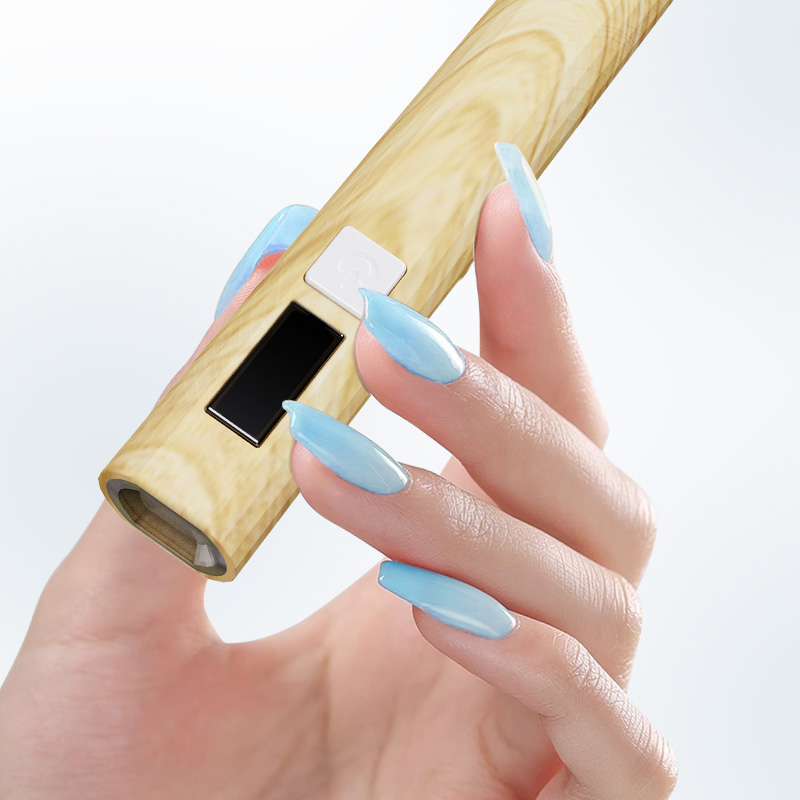 Mini4 Wood Grain Portable Rechargeable Nail Lamp