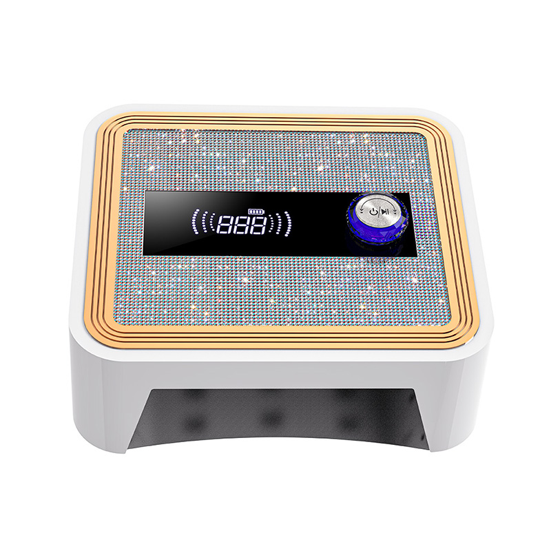 L14 Rechargeable Diamond-Encrusted Nail Lamp With Memory Function